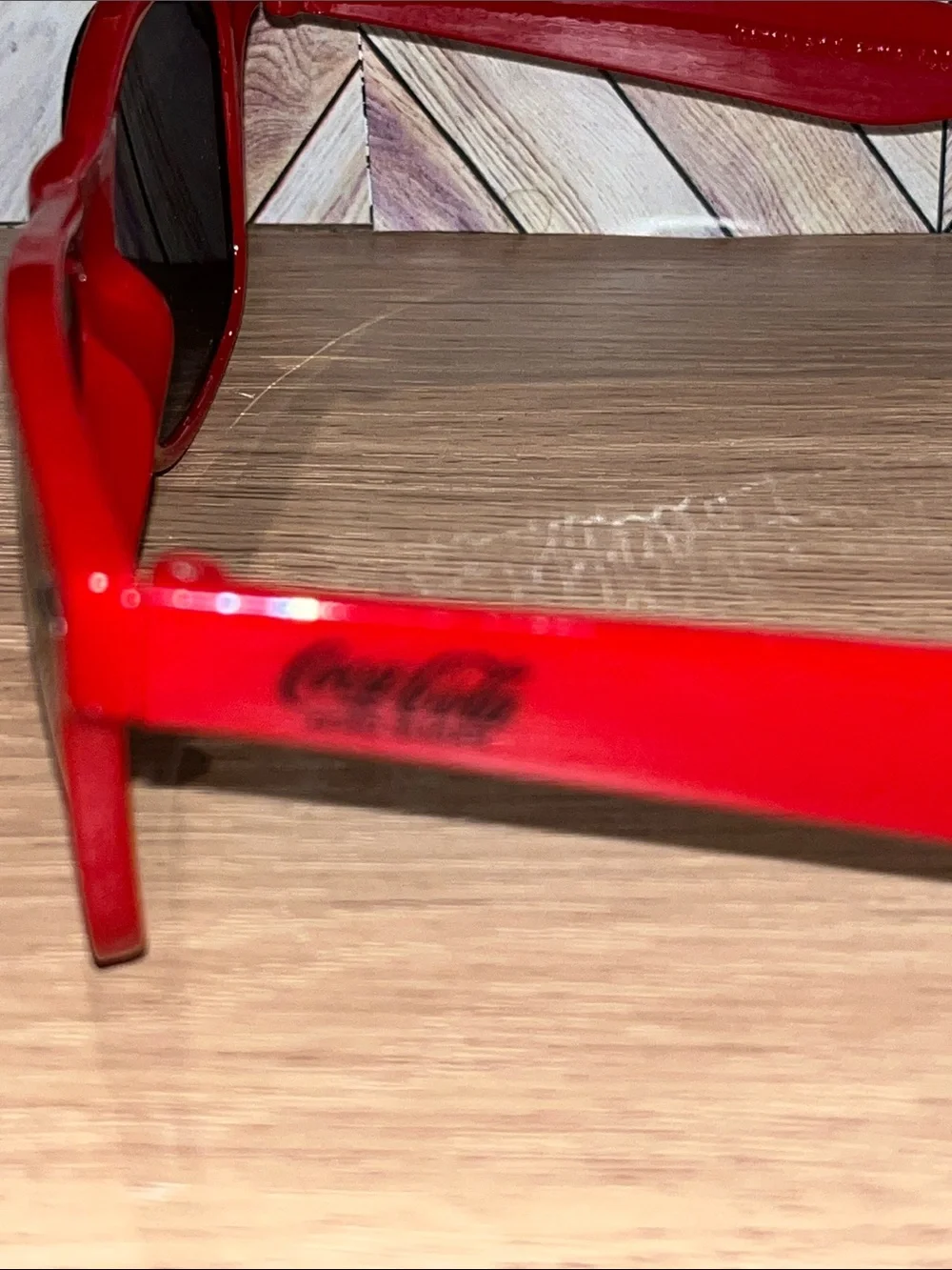 Coca Cola Red Frame Black Lens Sunglasses